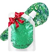 MEICOLY Green Body Glitter,Green Face Glitter,St Patricks Day Accessories,Alien Glitter Makeup,Me...