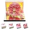 HOTOYMDS 3D Calendar 2026,3D Desk Calendar 2026 With LED Lights,3D Art Calendar Memo Pad 2026,Blossom Grove Island Desktop Decoration,Tear-Away 3D Paper Art Notepad w LED Lights,Christmas Gift,New Year Gift (Blossom Grove Island(Soft Pink))
