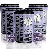 5 Pack Bundle: Coach Soak Recovery Bath Soak - Epsom Salt Bulk - Bath Salts Bulk - 5 Pack Bundle ...