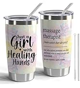 CWEGSJ Massage Therapist Gifts Massage Therapist Definition 20oz Stainless Steel Insulated Tumble...