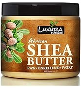 Luxura Sciences Raw African Shea Butter | Unrefined, Hair & Body Moisturizer | Reduces Stretch Ma...