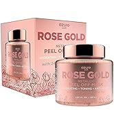 AZURE Rose Gold Metallic Sparkling Peel Off Moisturizing Face Mask - Reduces Wrinkles, Fine Lines...