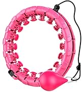 Shrink Smart Weighted Hula Hoop for Adult Weight Loss - Hula Hoop 2 in 1 Abdomen Fitness Equipmen...