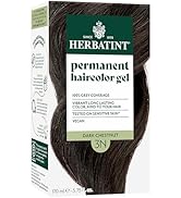 Herbatint Permanent Hair Dye For Women - 3N Dark Chestnut - For Up To 100% Gray Coverage of Resis...