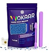 Wax Beads for Women and Men/Wokaar NEW 1.2lb Hard Wax Beads Bag- Removes Hair Easily- Chamomile H...