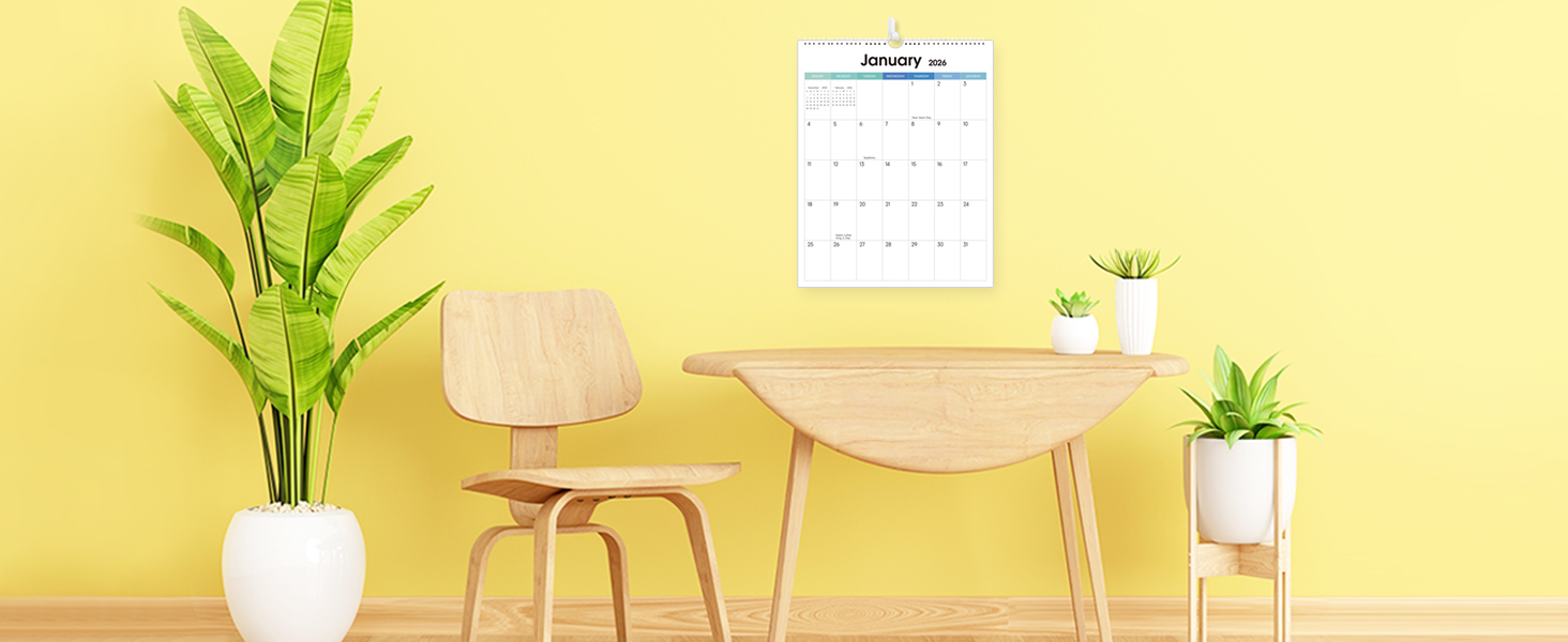 wall calendar 2025-2026