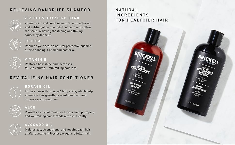 Natural ingredients, For healthier hair, Ziziphus Joazeiro Bark, Jojoba, Vitamin E, Borage Oil
