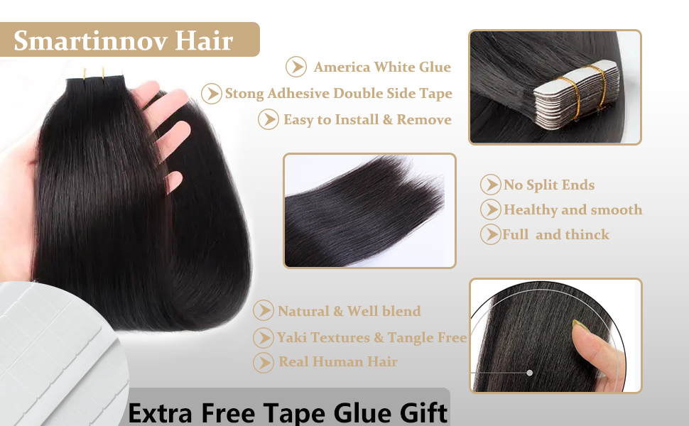 50g tape in hair extensions