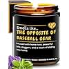Baseball Candle, Baseball Gifts for Sports Lovers & Teenagers, Sport Mom Gifts Ideas, Birthday Presents for Teens, Christmas, Gift-Ready