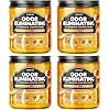 AOOVOO 4 Pack Citrus Lemon Odor Eliminating Highly Fragranced Candle - Eliminates 95% of Pet, Smoke, Food, and Other Smells Quickly, Air Freshing Soy Candle