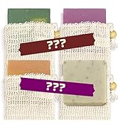 Age of Sage Natural Soap Bar w/Sisal Bag, Vegan Artisan Soap Bar Set for Men & Women, Body Soap i...