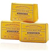 Pharmacopia Citrus Body Bar - Aromatherapy, Cruelty-Free, Vegan, and Moisturizing Natural and Org...
