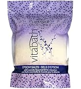 Vitabath Lavender Chamomile Epsom Salts Relaxing Detox Aromatherapy, Muscle Soreness & Body Ache ...