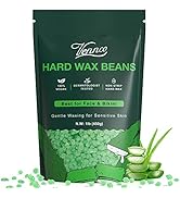 Vennco Hard Wax Beads, 1lb Wax Beans For Coarse Hair Removal Sensitive Skin With Pure Aloe Vera, ...