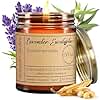 Liofeve Lavender Eucalyptus Candles for Home Scented - 8oz Aromatherapy Candles for Relaxation Anxiety Stress Relief Non Toxic, Calming Candles Gifts for Women Soothing Relaxing Bath Yoga Meditation