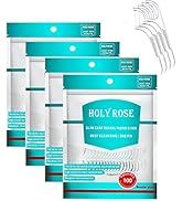 Travel Bagged Floss Dental Picks,Ultra Fine Adult Floss Sticks,Holy Rose Refill Bagged Floss 400 ...
