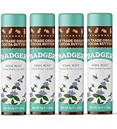 Badger - Cocoa Butter Lip Balm, Cool Mint, Certified Organic Lip Balm, Fair Trade, Lip Butter, Li...