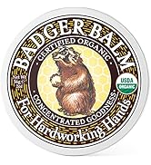 Badger - Hardworking Hands Healing Balm, Aloe Vera & Wintergreen, Working Hand Balm, Balm, for Dr...
