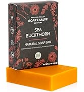 Chagrin Valley Natural Soap Bar - Sea Buckthorn, Organic Tea Tree Oil & Green Tea - Good for Sens...