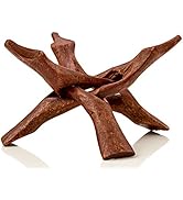 Alternative Imagination Wooden Tripod Stand - Home Decor Holder for Abalone Shell, Jewelry Dish, ...