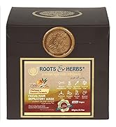 ROOTS AND HERBS Chickpea And Kasturi Turmeric Facial Hair Removal Ubtan Hands, Legs, Underarms, B...