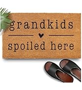 Grandkids Spoiled Here Doormat 30x17 Inch, Grandkids Welcome Doormat, Grandkids Welcome Door Mat ...