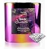 Unicorn Sweat Pina Colada Sparkle Surprise Candle with Diamond Inside | Foreverwick Candles | Scented Soy Candles Gifts for Women Aromatherapy Candle Wax | All-Natural Organic Soy Candle 14oz 70h