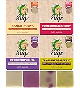 Age of Sage Moisturizing Cold Process Artisan Natural Bar Soap Gift Set w/Essential Oil for Women...