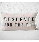 Mancheng-zi Reserved for The Dog Pillow,12 x 20 Pillow Cover,Dog Pillows,Dog Decor,Pillow for Dog...