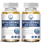 Nature's live Hyaluronic Acid Supplements, 850mg High Bioavailable Dietary Hyaluronic Acid Capsul...