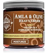 Qhemet Biologics Amla & Olive Heavy Cream - Moisturizing Balm for Extremely Dry & 4C Hair - Adds ...