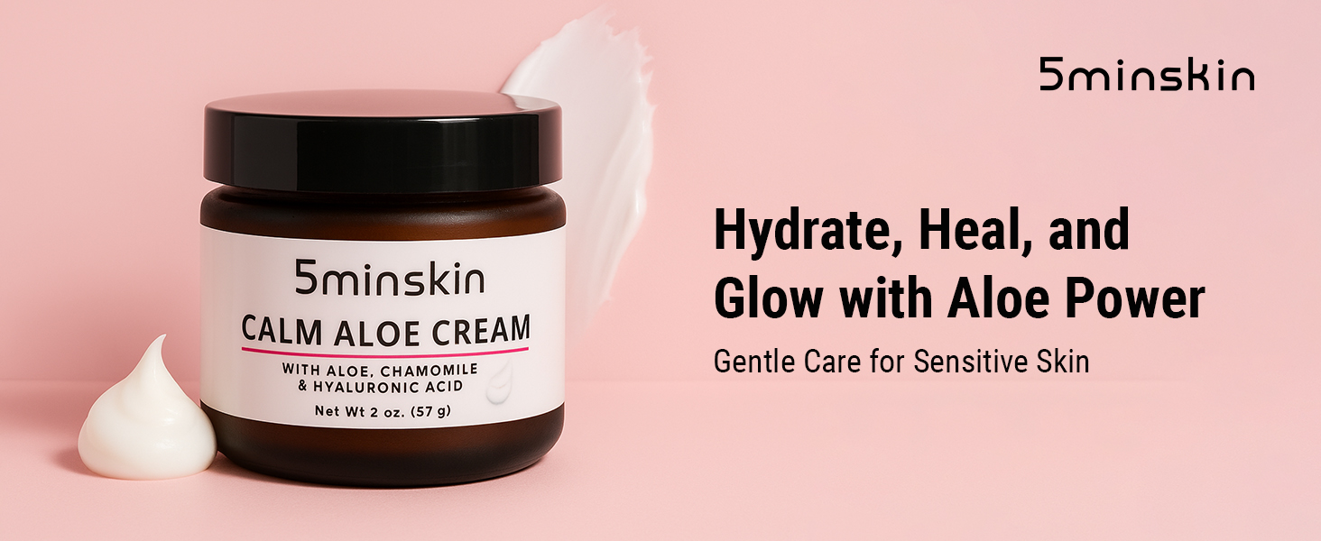 5minskin Body Moisturiser Cream with Aloe