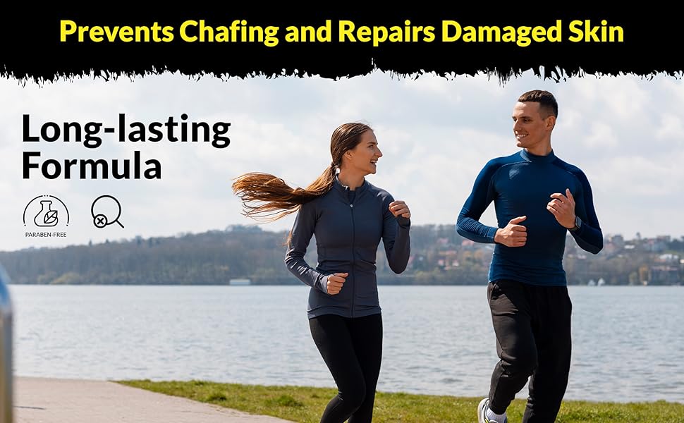 Zealios chafing relief cream for skin irritation, ideal body skin care for running and cycling