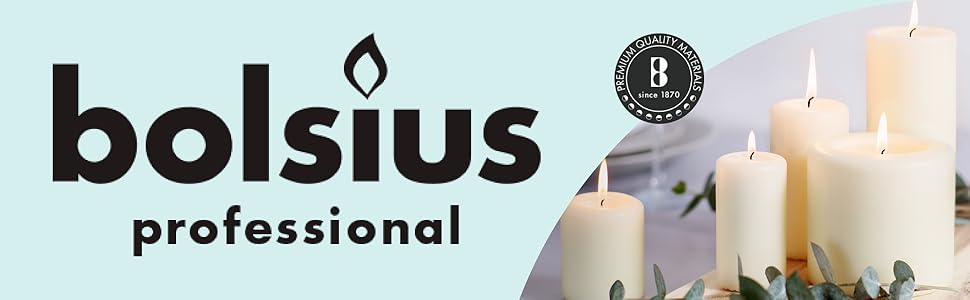 Ivory Pillar Candles