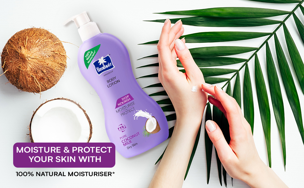 parachute advansed body lotion