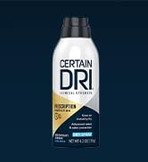 Certain Dri Prescription Strength Clinical Antiperspirant Deodorant Dry Spray for Men and Women, ...