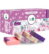 360Feel Floral Handmade Soap Gift Set - Nourishing and Hydrating Bar Soaps - Infused with Four El...