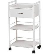 Buy-Rite Jenny Professional Salon Trolley Cart – Rolling 3-Tier Hair and Beauty Spa/Esthetician U...