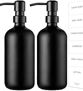 black soap dispenser