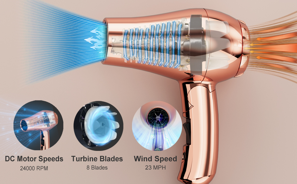 powerful compact hair dryer