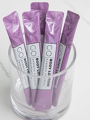 Body Lotion Travel Sized Packets. Fresh Smelling Lotion. 