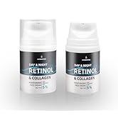 Advanced Retinol Night Cream with Peptides & Hyaluronic Acid – Anti-Aging Face Moisturizer for Fi...