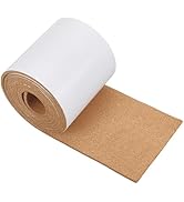 BENECREAT 118x5.9inch Self Adhesive Cork Roll, Bulletin Board Roll DIY Cork Material (6mm Thick) ...