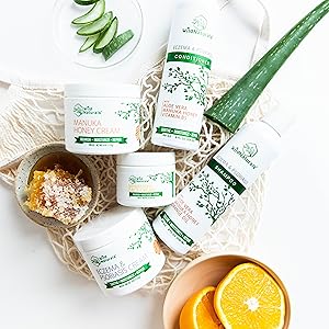 Wild Naturals Naturals Product line with Manuka Honey and Organic Aloe Vera