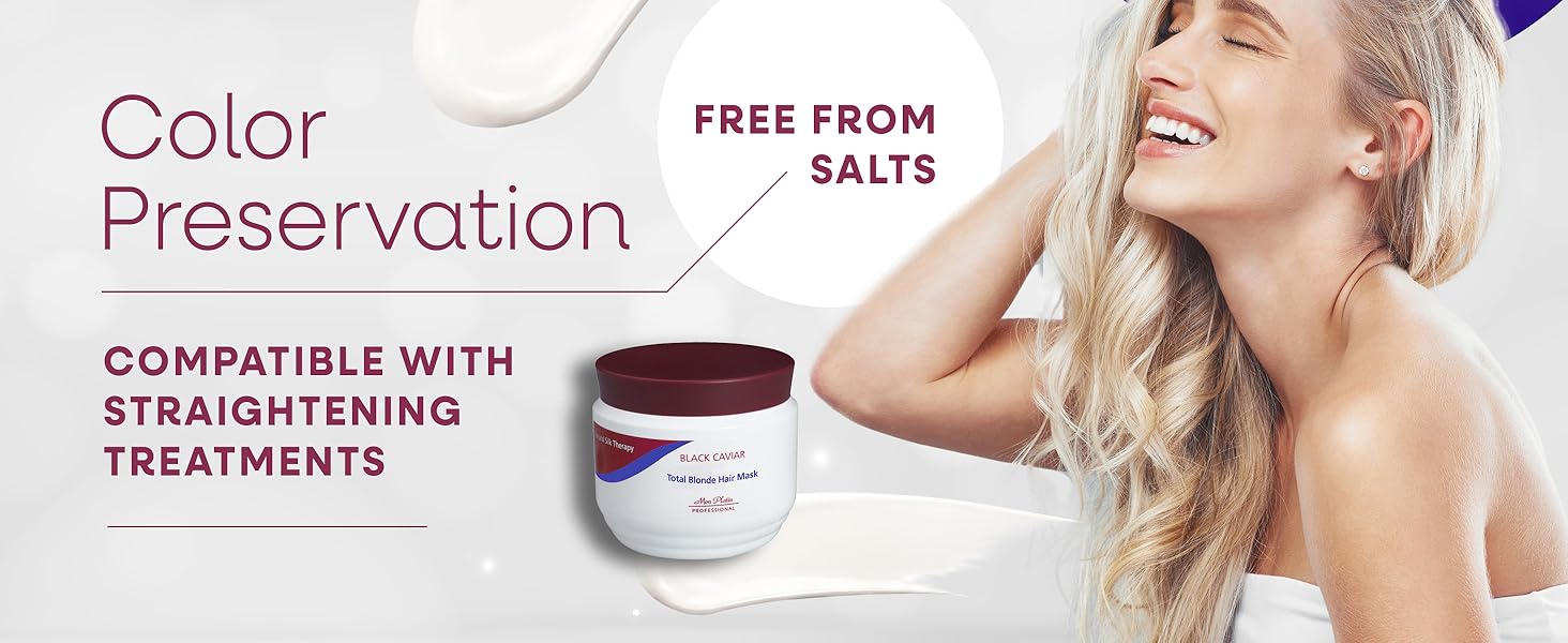 Black Caviar Professional Treatment Mask Blonde Hair Color Protection Restorative Care