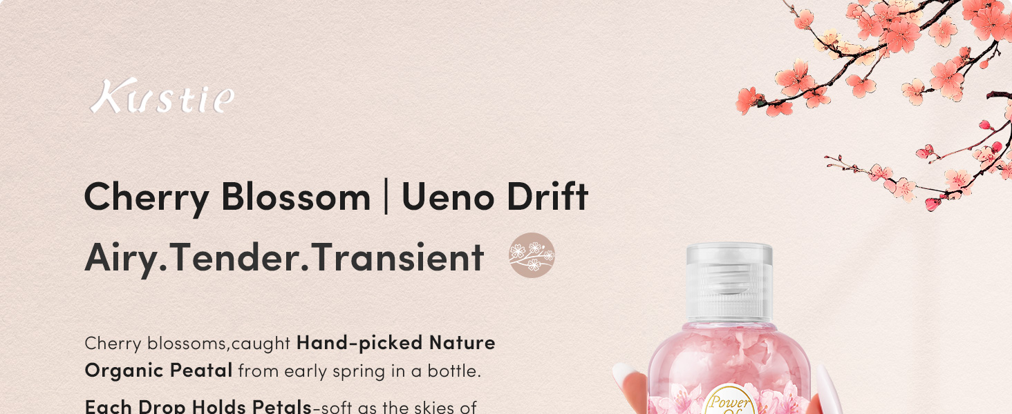 travel size mini cherry blossom toiletries Body Wash Shower Gel Hydrate Skin bath scented luxury