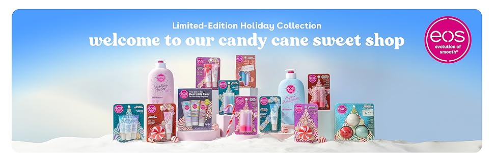 Limited-Edition Holiday Collection. welcome to our candy cane sweet shop