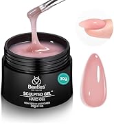 Beetles Hard Gel for Nails-Rose Dusk 1 oz 9 in 1 Nail Extension Sculpting High Hardness for Salon...