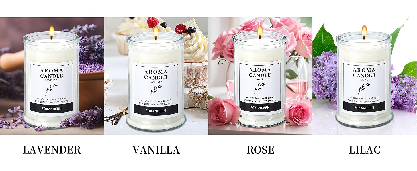 vanilla candle, fall candles, white candles, soy candles, halloween candles, lavender candle