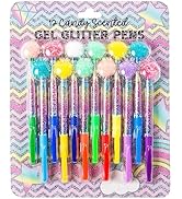 VOTUM Colored Gel Pens for Kids - Candy Scented 12 Piece Set - Medium Point Tips with Colorful Gl...